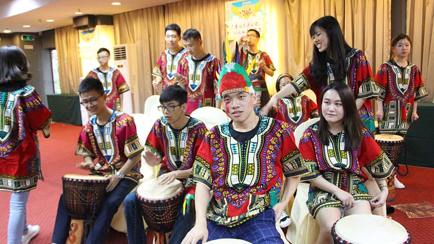 鴻波山莊，中郵非洲鼓-20170710