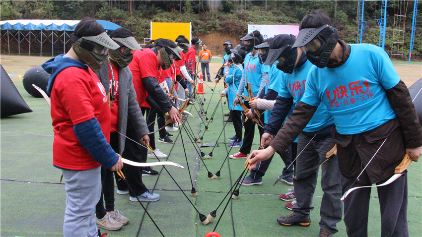 珠江移動(dòng)廣州五龍山莊拓展訓(xùn)練基地“攻防箭”主題拓展活動(dòng)