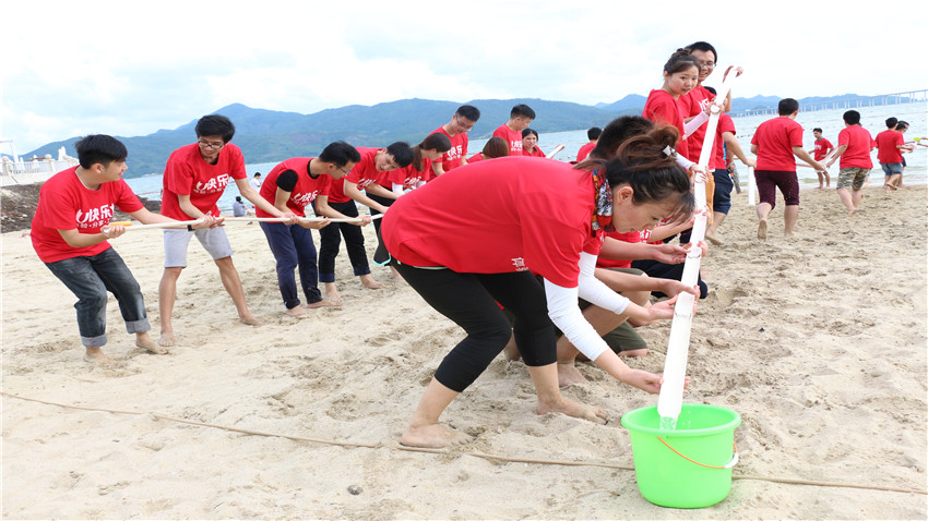 成都哆可夢(mèng)網(wǎng)絡(luò)科技公司巽寮灣拓展培訓(xùn)活動(dòng)